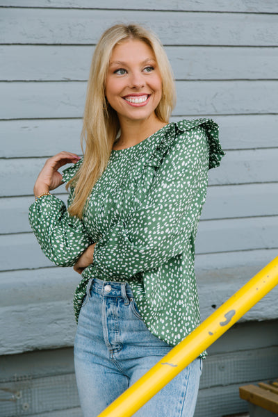 FINAL SALE - Kacey Top | Lost in the Wild Ivy