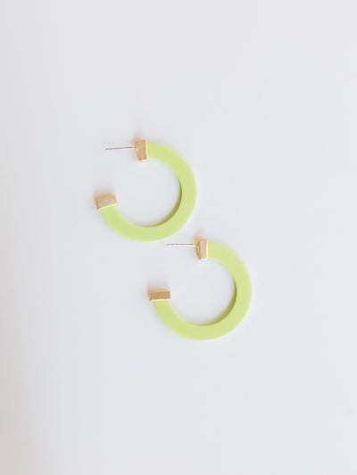 FINAL SALE - Classic Acrylic Hoops | Medium