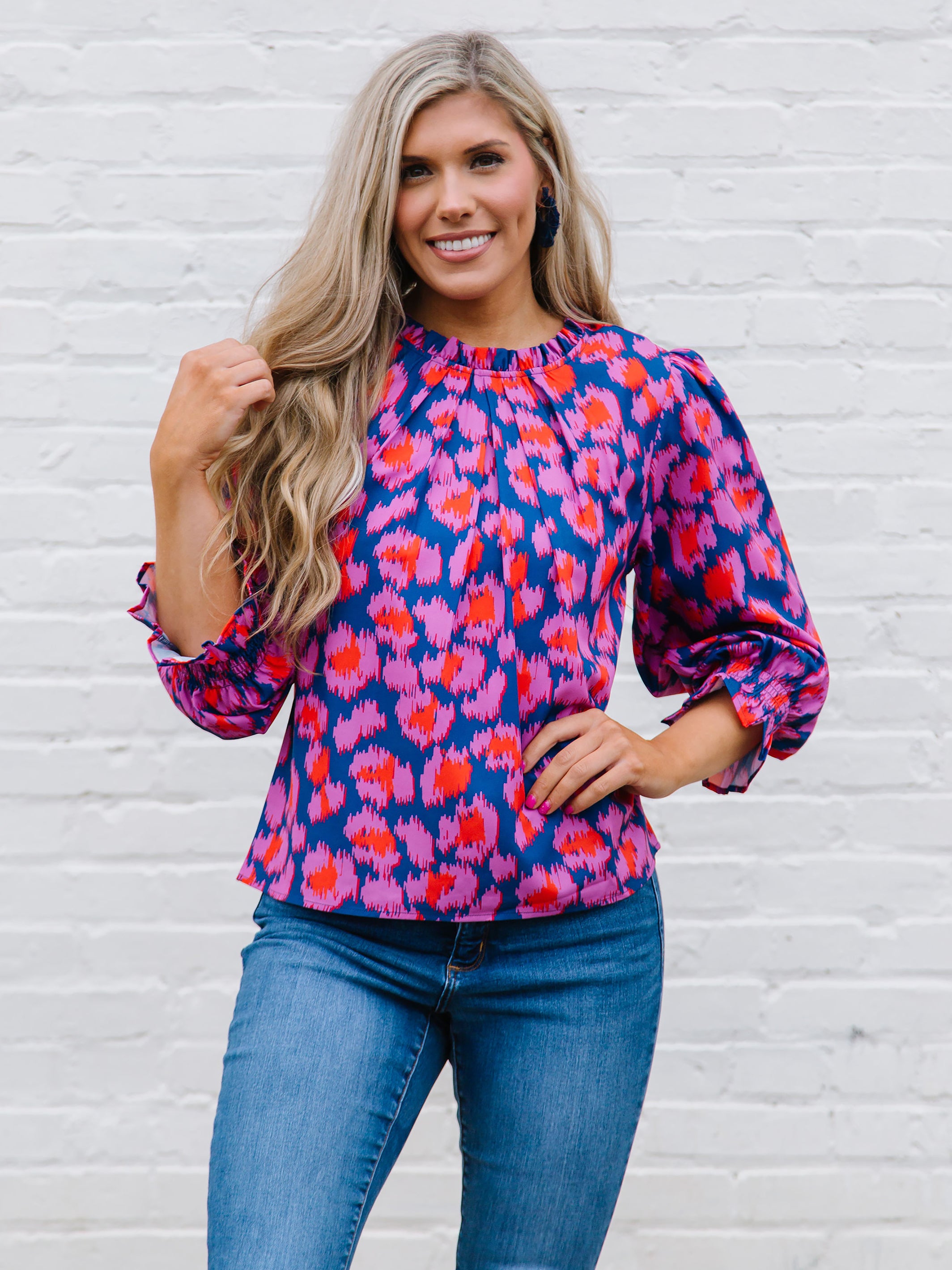 FINAL SALE - Quinn Top | Fancy Like Violet – MICHELLE MCDOWELL