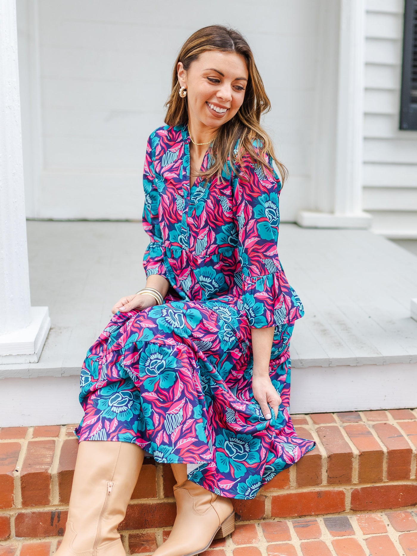 Benette Dress | Lovestruck Teal