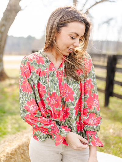 Elena Top | Wildflower Olive