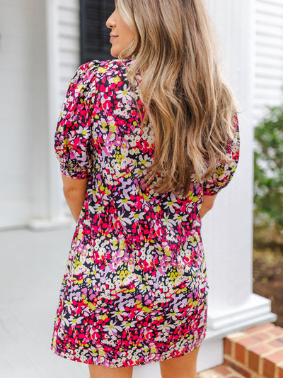 Maggie Dress | Secret Garden Pink